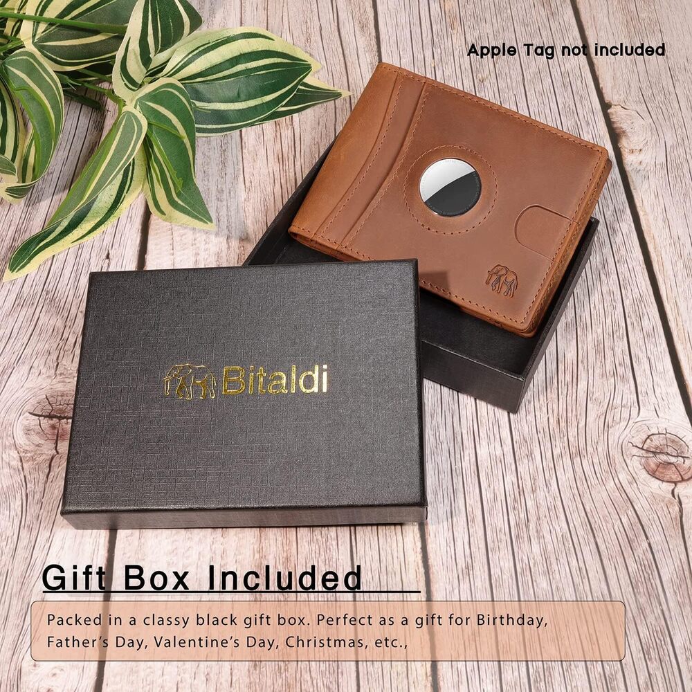 3739 Airtag Wallet | Wallet Airtag Holder | Rfid Blocking Wallet View 2